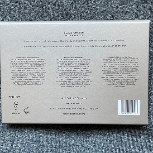 ICONIC LONDON Blaze Chaser Face Palette - Picture 5 of 7